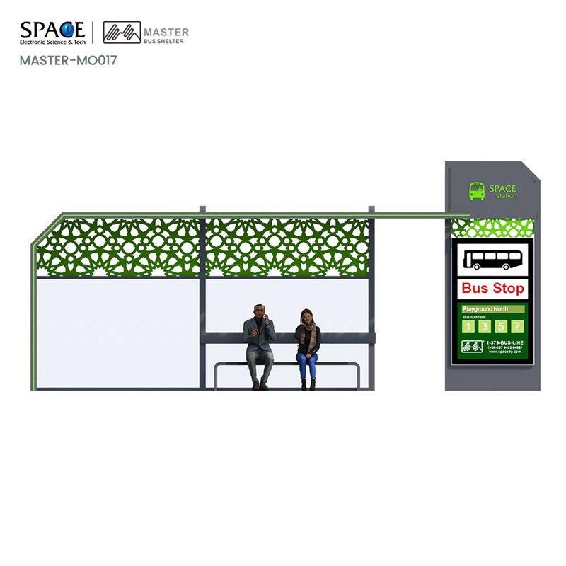 Уличная мебель, автобусные остановки, светодиодные световые короба, алюминиевая рама, стальной материал (арт. 25-3071838)