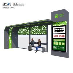 Уличная мебель, автобусные остановки, светодиодные световые короба, алюминиевая рама, стальной материал (арт. 25-3071838)