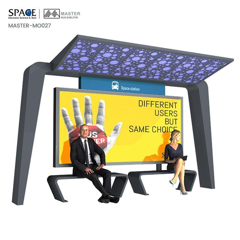 Умный городской автобус на солнечных батареях для автобусных остановок (арт. 25-3071841)