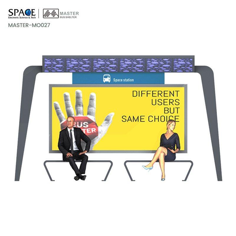 Умный городской автобус на солнечных батареях для автобусных остановок (арт. 25-3071841)