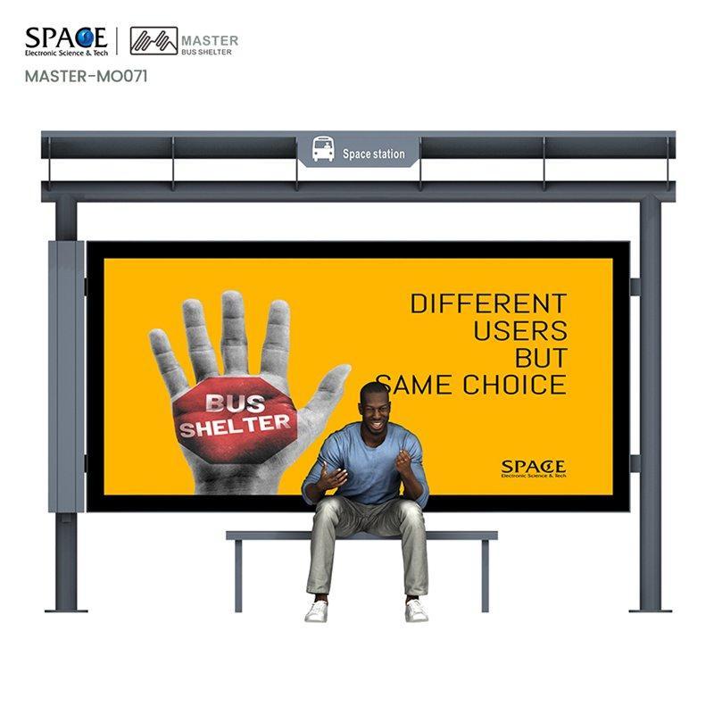 Солнечная батарея с LED-световым коробом для автобусных остановок Publicidad Bus Shelter (арт. 25-3071848)