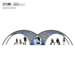 Автобусная остановка с рекламными световыми коробами из стали (арт. 25-3071864)