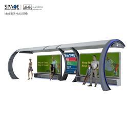 Автобусная остановка с алюминиевой световой рекламной рамкой (арт. 25-3071874)