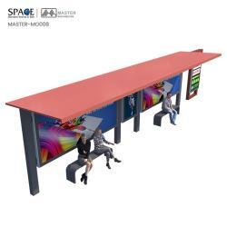 Световой короб из нержавеющей стали для автобусной остановки (арт. 25-3071875)