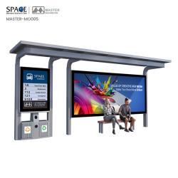 Интеллектуальная автобусная остановка с прямоугольным светодиодным источником света (арт. 25-3071889)