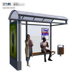 Автобусная остановка с прокручивающейся световым коробом (арт. 25-3071890)