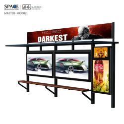 Наружный рекламный дисплей на солнечных батареях для автобусных остановок с навесом (арт. 25-3071894)