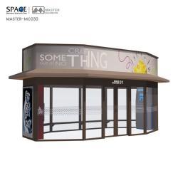 Автобусная остановка с кондиционером и рекламными коробами (арт. 25-3071938)