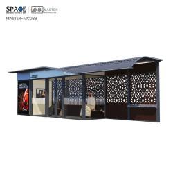 Световая коробка премиум-класса для автобусной остановки с закаленным стеклом и низким энергопотреблением (арт. 25-3071940)