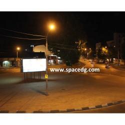 Световой гибкий баннер рекламный тканевый алюминиевый короб с однополюсным щитом (арт. 25-3071996)