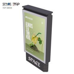 Световой рекламный щит с подсветкой сверху для улицы и дома (арт. 25-3072016)