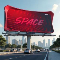 Рекламный щит премиум-класса с LED-подсветкой для эффективной наружной рекламы (арт. 25-3072095)