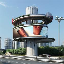 Наружная рекламная конструкция из алюминиевого сплава для светодиодной рекламы (арт. 25-3072098)