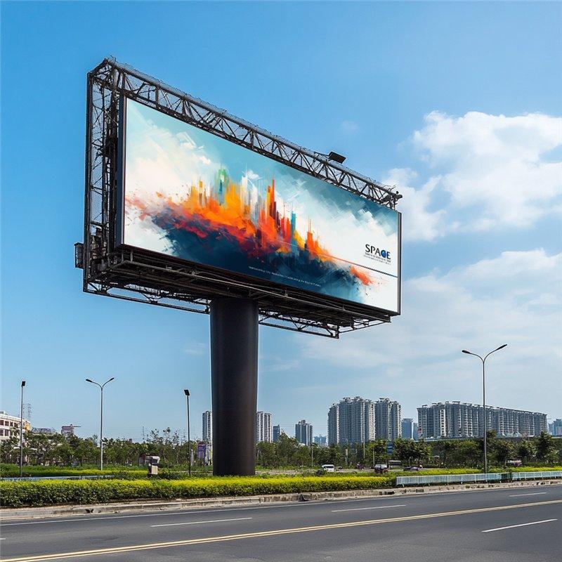 Каркас наружной рекламы с индивидуальной конструкцией для эффективной рекламы на улице (арт. 25-3072101)