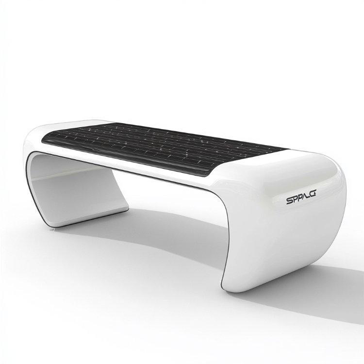 Солнечная умная скамейка с беспроводной зарядкой и USB-портами (арт. 25-3072127)
