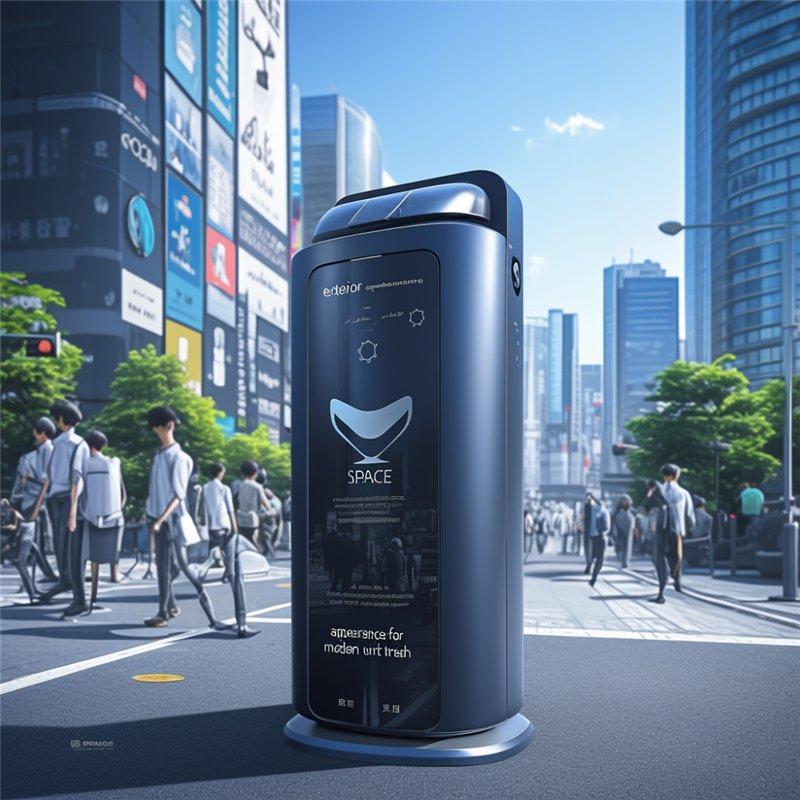 Интеллектуальный мусорный бак с контролем запаха и управлением без помощи рук (арт. 25-3072133)