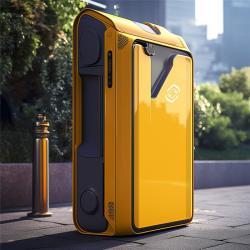 Световой короб с датчиком движения для уличной рекламы и утилизации мусора (арт. 25-3072139)