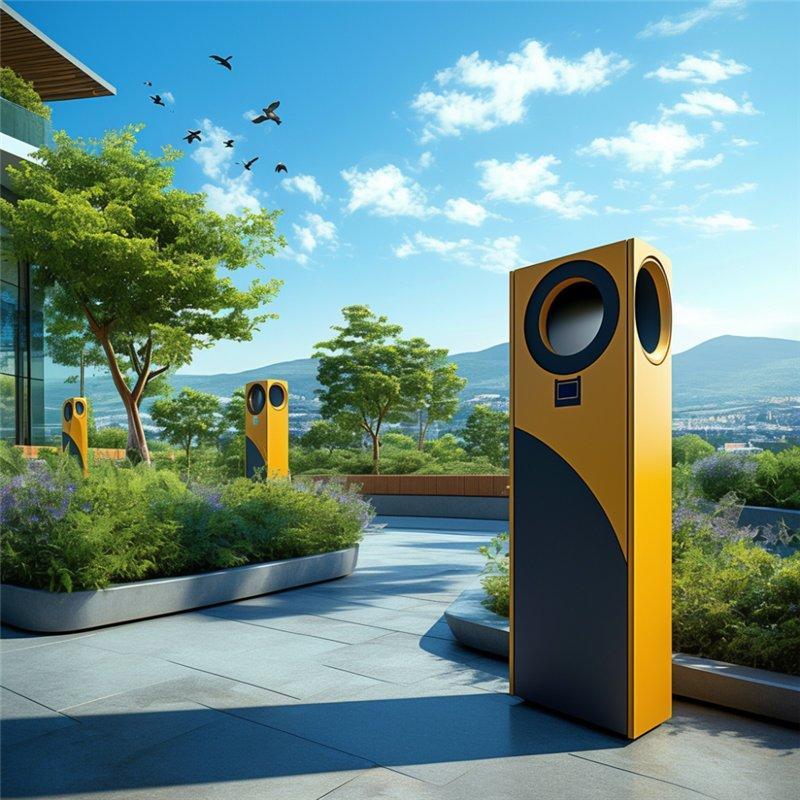 Световой короб с датчиком движения для уличной рекламы и утилизации мусора (арт. 25-3072139)