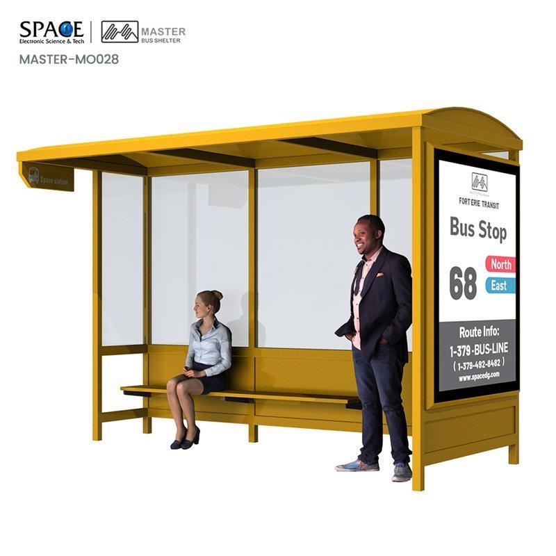 Световой короб для автобусной остановки с рекламным дисплеем (арт. 25-3072149)