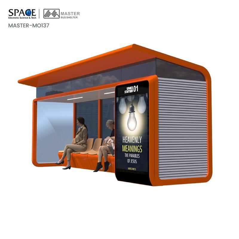 Современная LED-табло для автобусной остановки с Wi-Fi и солнечной батареей (арт. 25-3072150)