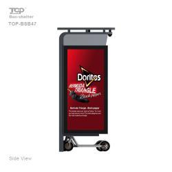 Умная автобусная остановка с наружной рекламой и интеллектуальными функциями (арт. 25-3072152)