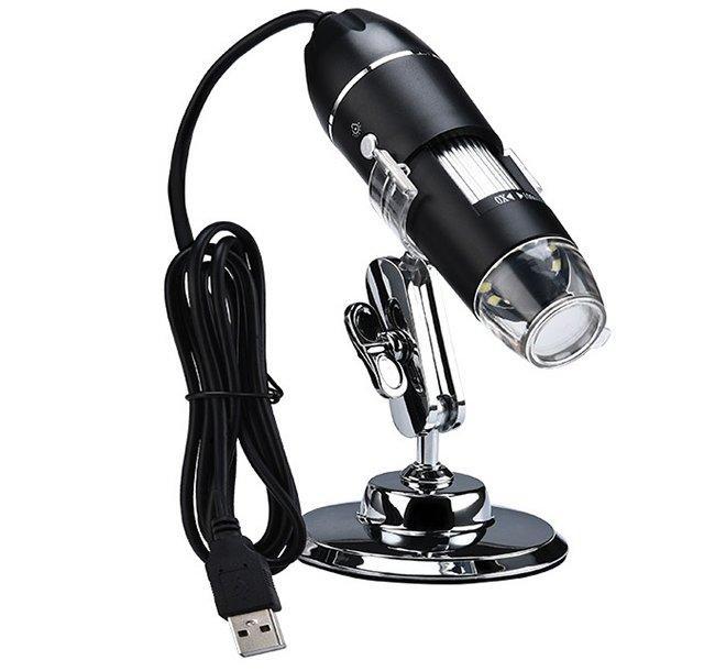"Микроскоп USB с эндоскопом 500X-1000X 8LED для увеличения изображения (арт. 25-9071935)"