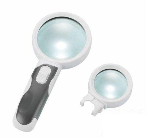 "Лупа с подсветкой и сменными линзами 5X и 10X BM-BG2016"