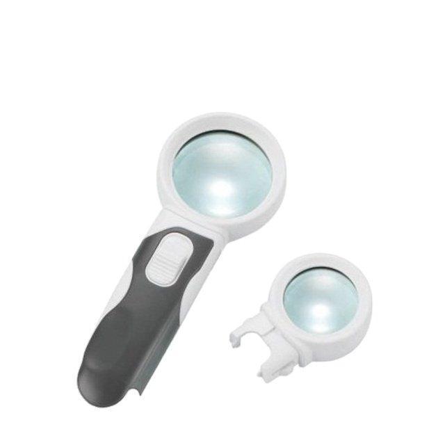 "Универсальное увеличительное стекло с LED-подсветкой и сменной ручкой (арт. 25-9072317)"