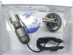 Микроскоп с USB и эндоскопом 500X-1000X 8LED для увеличения изображения (арт. 25-9071935)