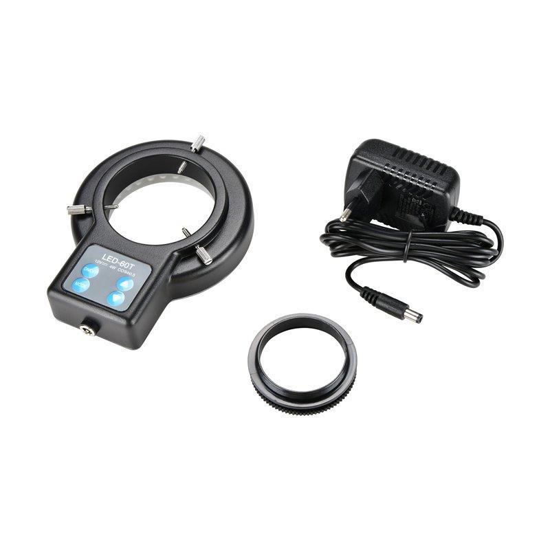 Кольцевая LED подсветка для стереомикроскопа с 60 светодиодами (арт. 25-9071945)