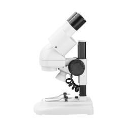Детский стереомикроскоп с бинокуляром для науки, 20-кратное увеличение, с LED-подсветкой (арт. 25-9071956)
