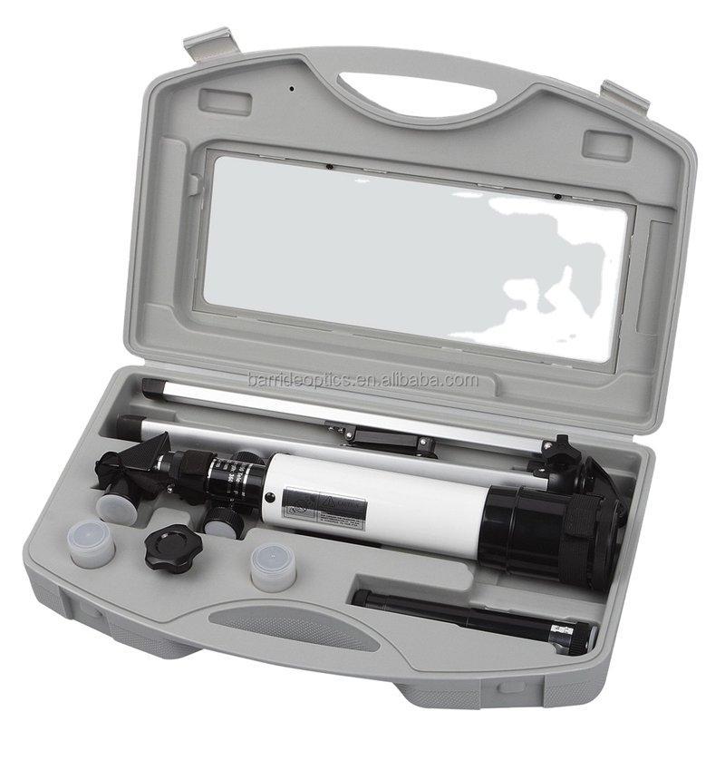 Детский телескоп для хобби с белым столом, объективом 50 мм, для увлекательных наблюдений (арт. 25-9072013)