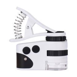 Универсальное увеличительное стекло для мобильного телефона Qooltek 60X с зажимом (арт. 25-9072290)