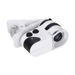 Универсальное увеличительное стекло для мобильного телефона Qooltek 60X с зажимом (арт. 25-9072290)