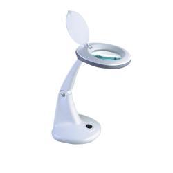 Лампа с увеличением 5 диоптрий, энергосберегающая LED, хирургическая лупа настольная с увеличительным стеклом (арт. 25-9072302)