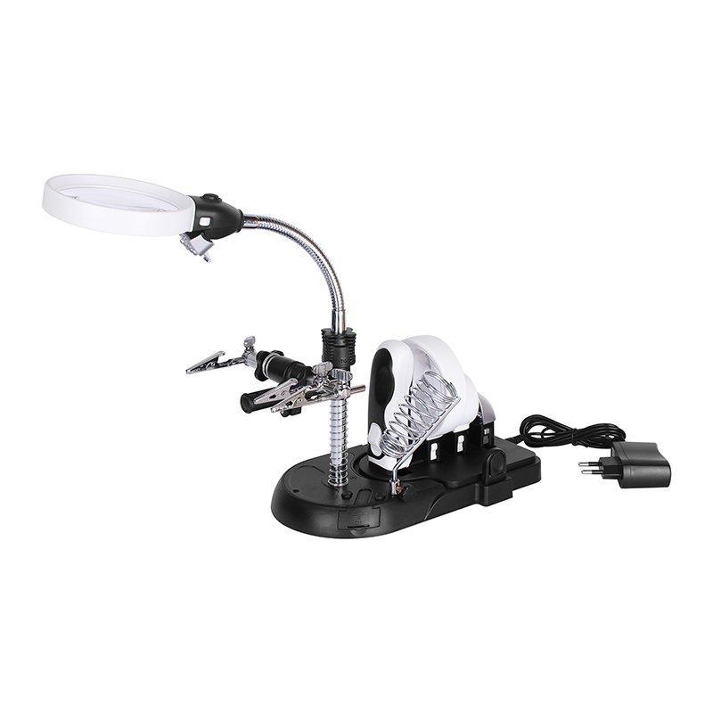 Настольная лупа с LED-подсветкой и складной подставкой Helping Hand (арт. 25-9072306)