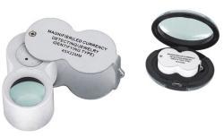 Лупа с двойным объективом для географов и ювелиров с подсветкой LED UV (арт. 25-9072322)