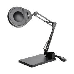 Лупа настольная с USB и LED подсветкой, оптическое стекло, 5D увеличение, 3 уровня яркости (арт. 25-9072330)