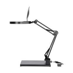 Лупа настольная с USB и LED подсветкой, оптическое стекло, 5 диоптрий (арт. 25-9072331)