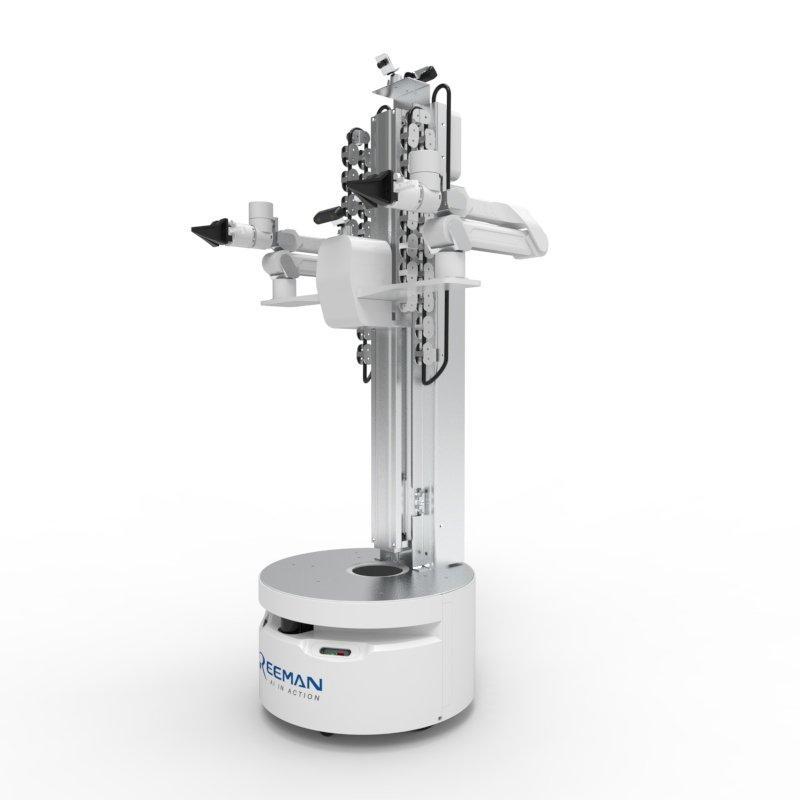 Роботизированный контейнер с паллетировочной машиной для совместной работы в промышленности (арт. 25-11071244)