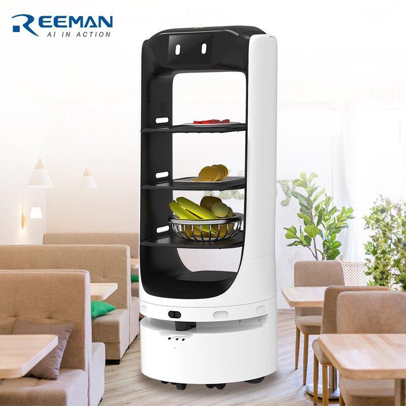 Робот для доставки еды в кофейне и ресторане с функцией обслуживания (арт. 25-11071293)