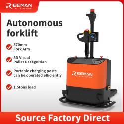 Электрический штабелер Reeman 1.5 тонны узкий многонаправленный погрузчик (арт. 25-11071209)