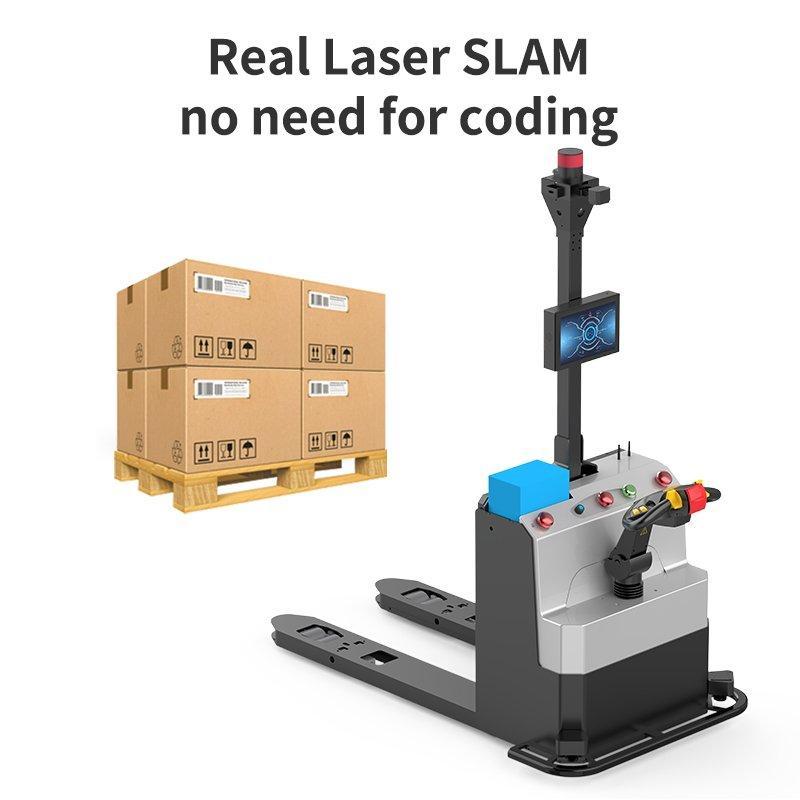 Самопогрузочный стекер Reeman 1.5 Т с автоматическим управлением AGV и LiDAR для безопасности (арт. 25-11071218)