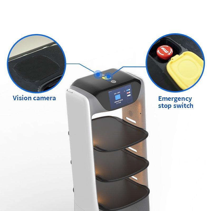 Робот для доставки еды с 7-дюймовым дисплеем и системой самостоятельного управления (арт. 25-11071288)