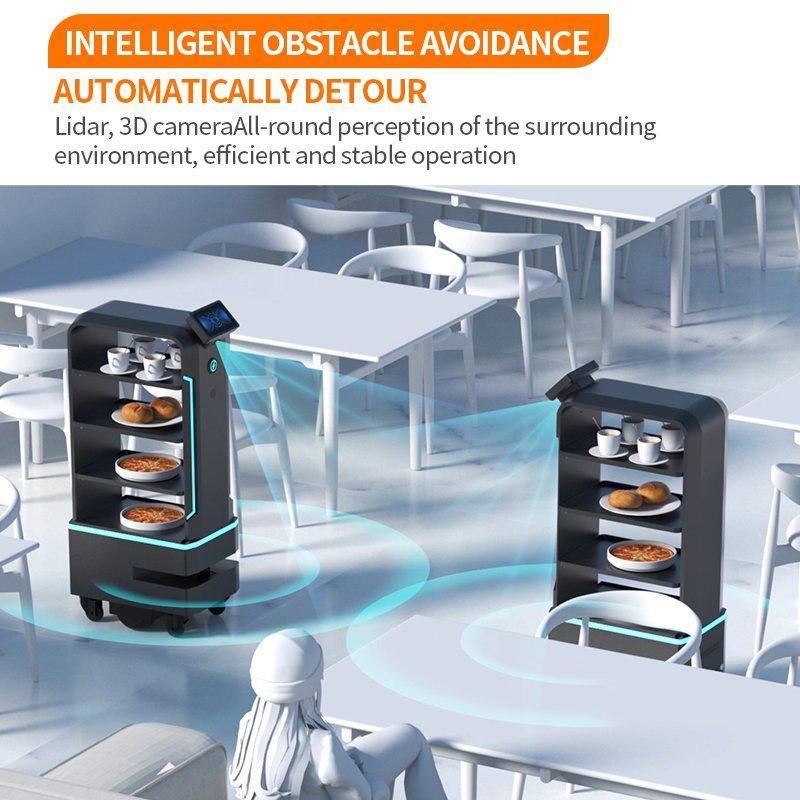 Робот-официант для доставки еды и напитков в рестораны и отели (арт. 25-11071324)