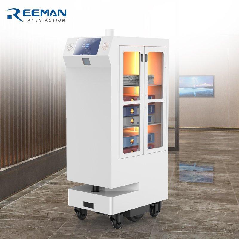 Робот доставки еды с автономным подъемом в лифте (арт. 25-11071327)