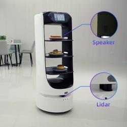 Робот для автономной доставки пиццы в ресторане с функцией автоматической зарядки (арт. 25-11071334)