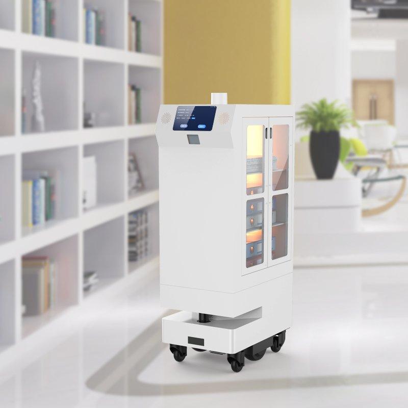 Автономный робот для доставки еды в ресторан или отель (арт. 25-11071357)