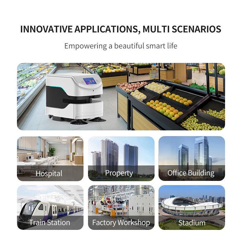 Робот-пылесос с функцией мытья Reeman для уборки пола в промышленности (арт. 25-11071363)