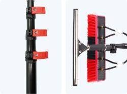 Щетка для очистки солнечных панелей с многоразовыми насадками (арт. 25-1407904)